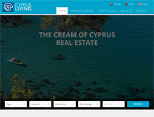 Tablet Screenshot of cyprusliving.com